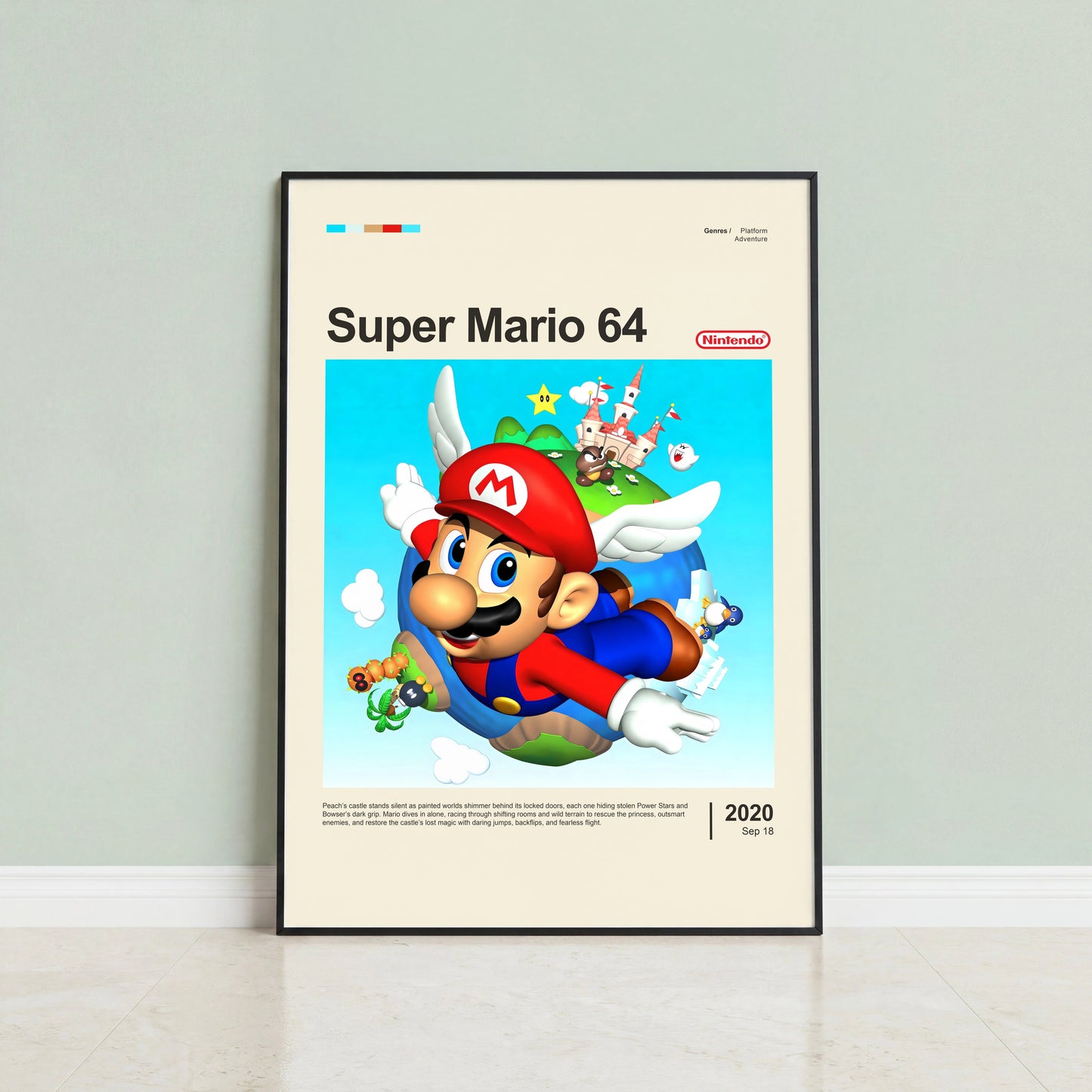 Super Mario 64 Poster — view 3