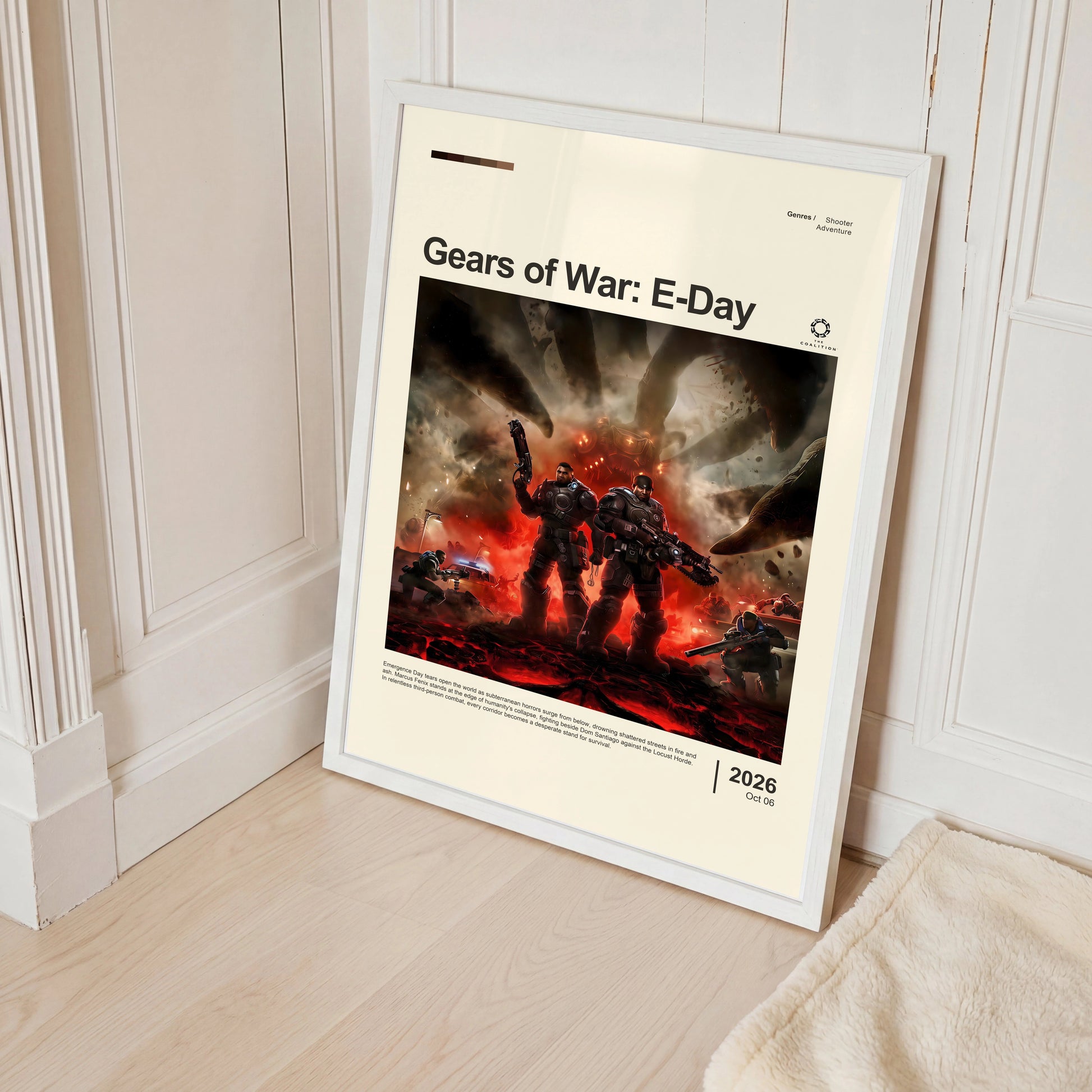 Gears of War E-Day Poster — view 2