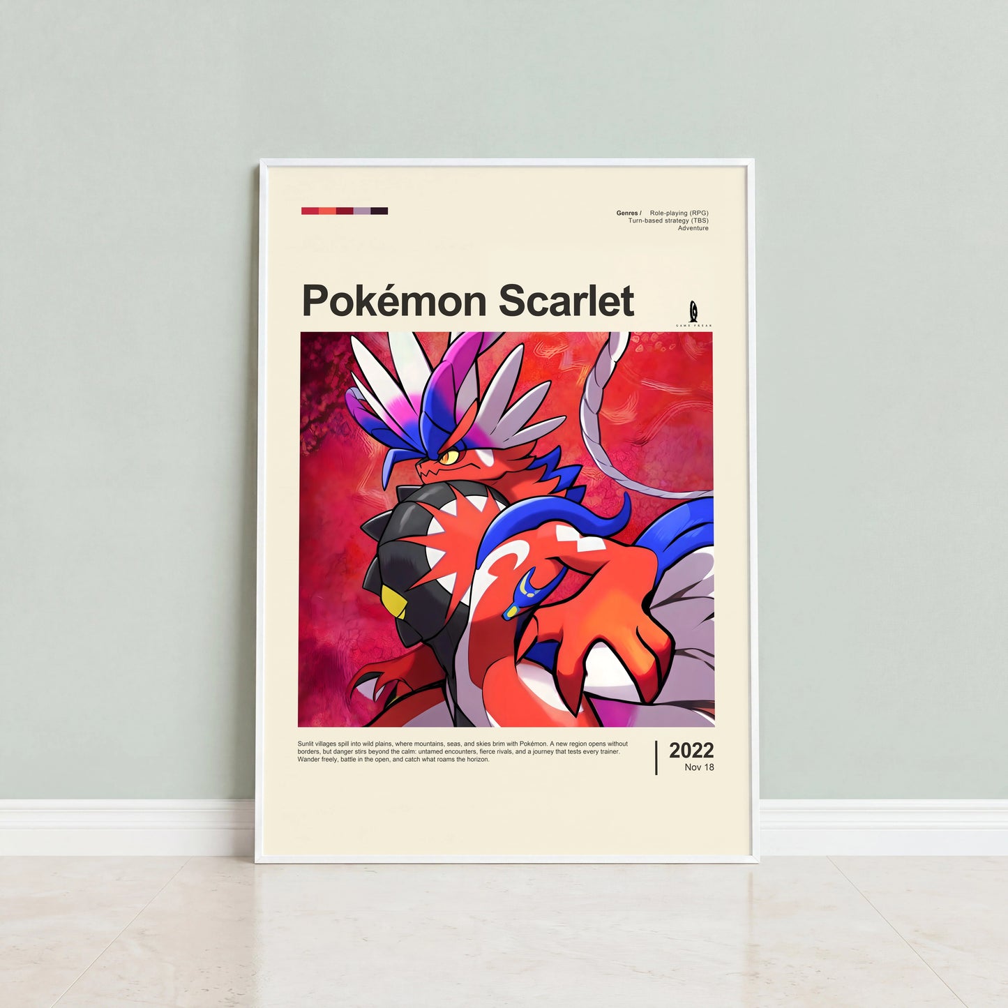 Pokémon Scarlet Poster — view 4