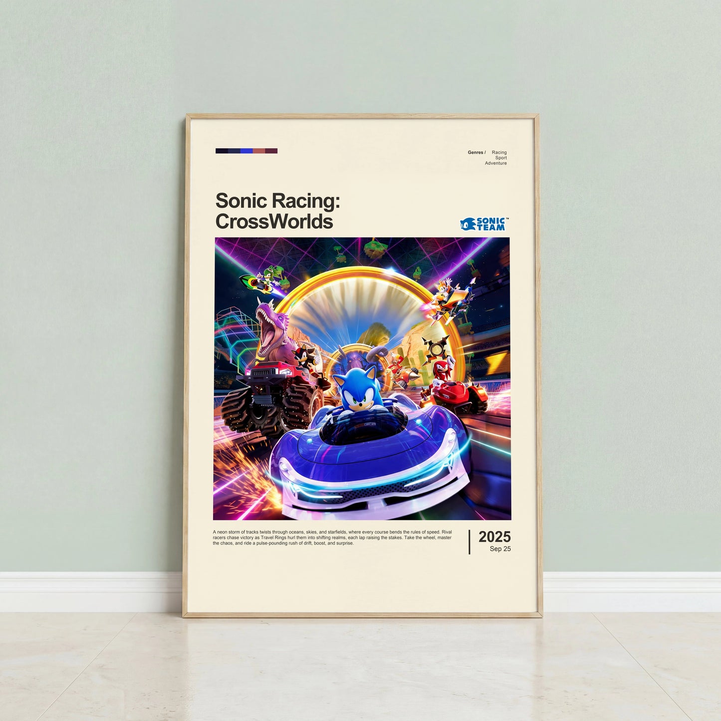 Sonic Racing: CrossWorlds Poster