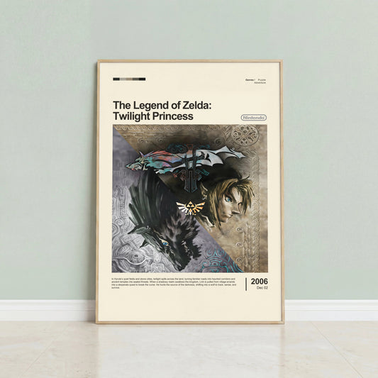 The Legend of Zelda Twilight Princess Poster