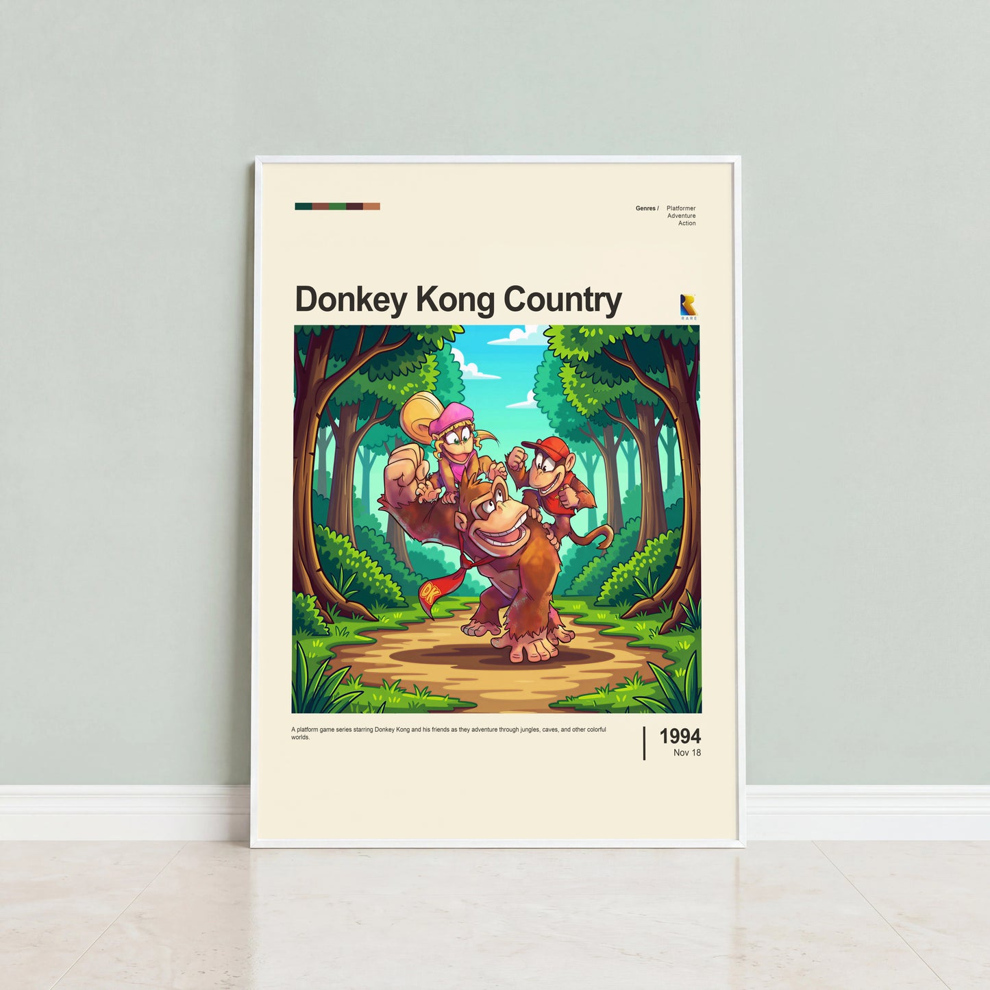 Donkey Kong Country Poster — view 3