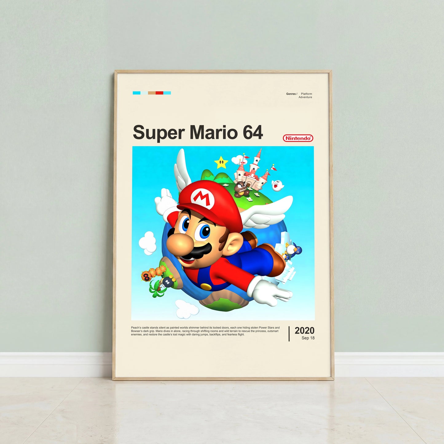 Super Mario 64 Poster