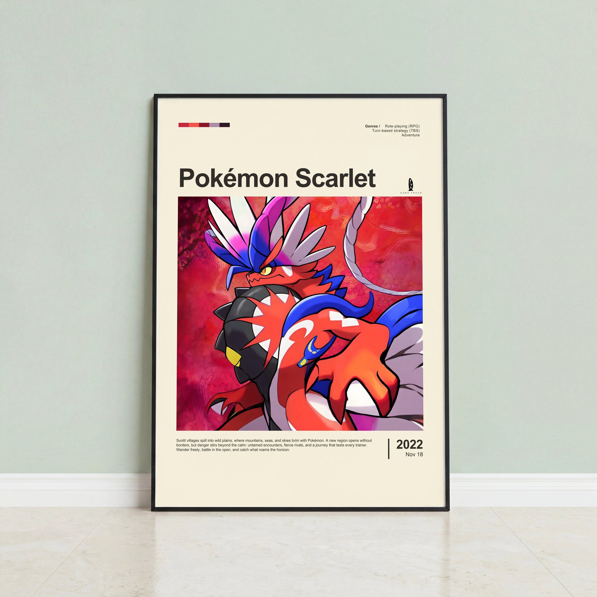 Pokémon Scarlet Poster — view 3