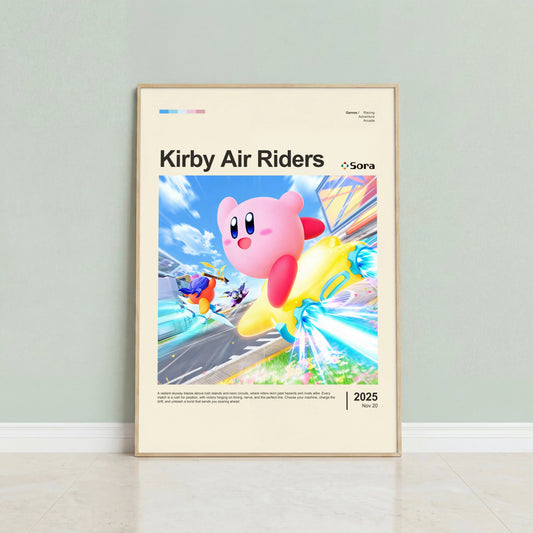 Kirby Air Riders Poster