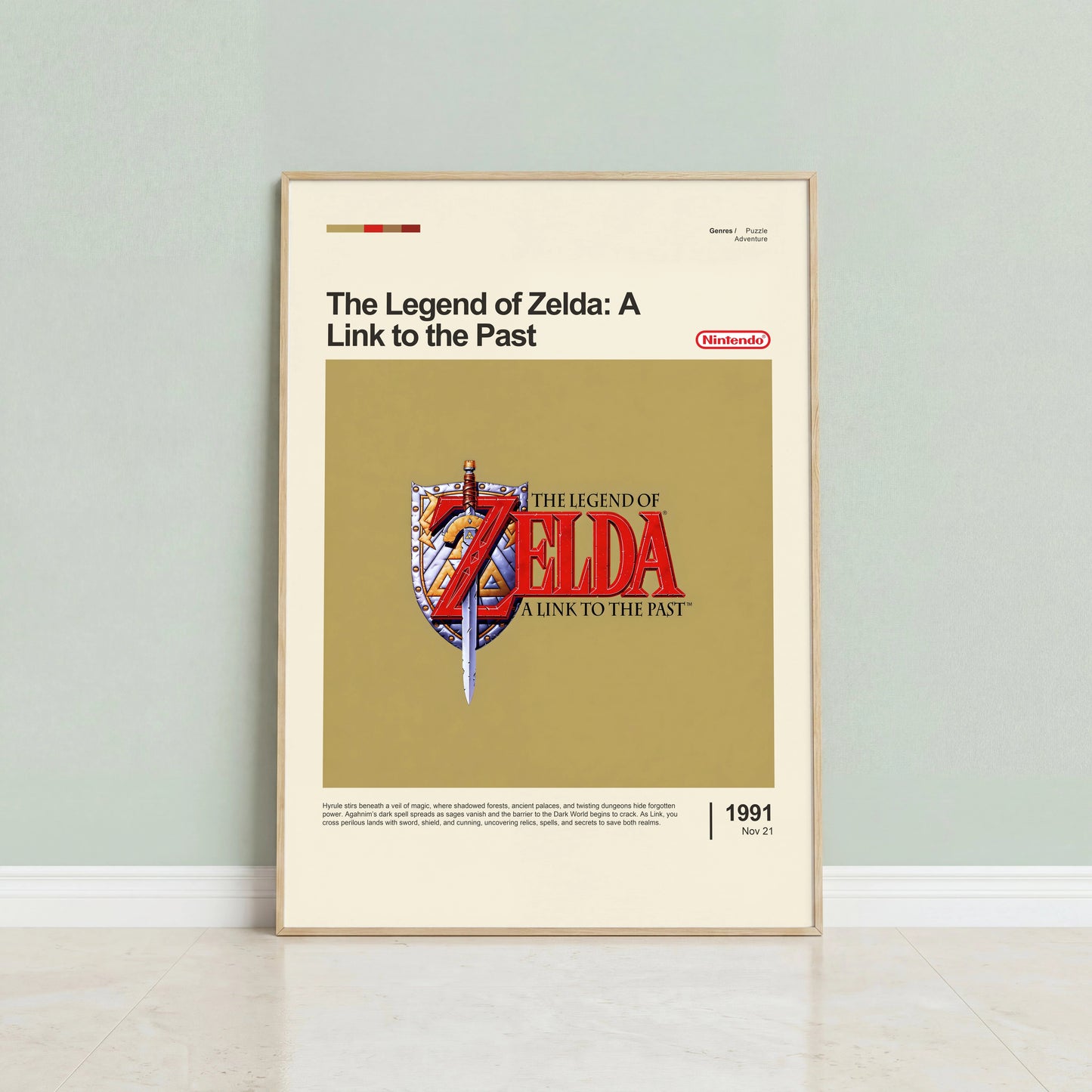 The Legend of Zelda: A Link to the Past Poster