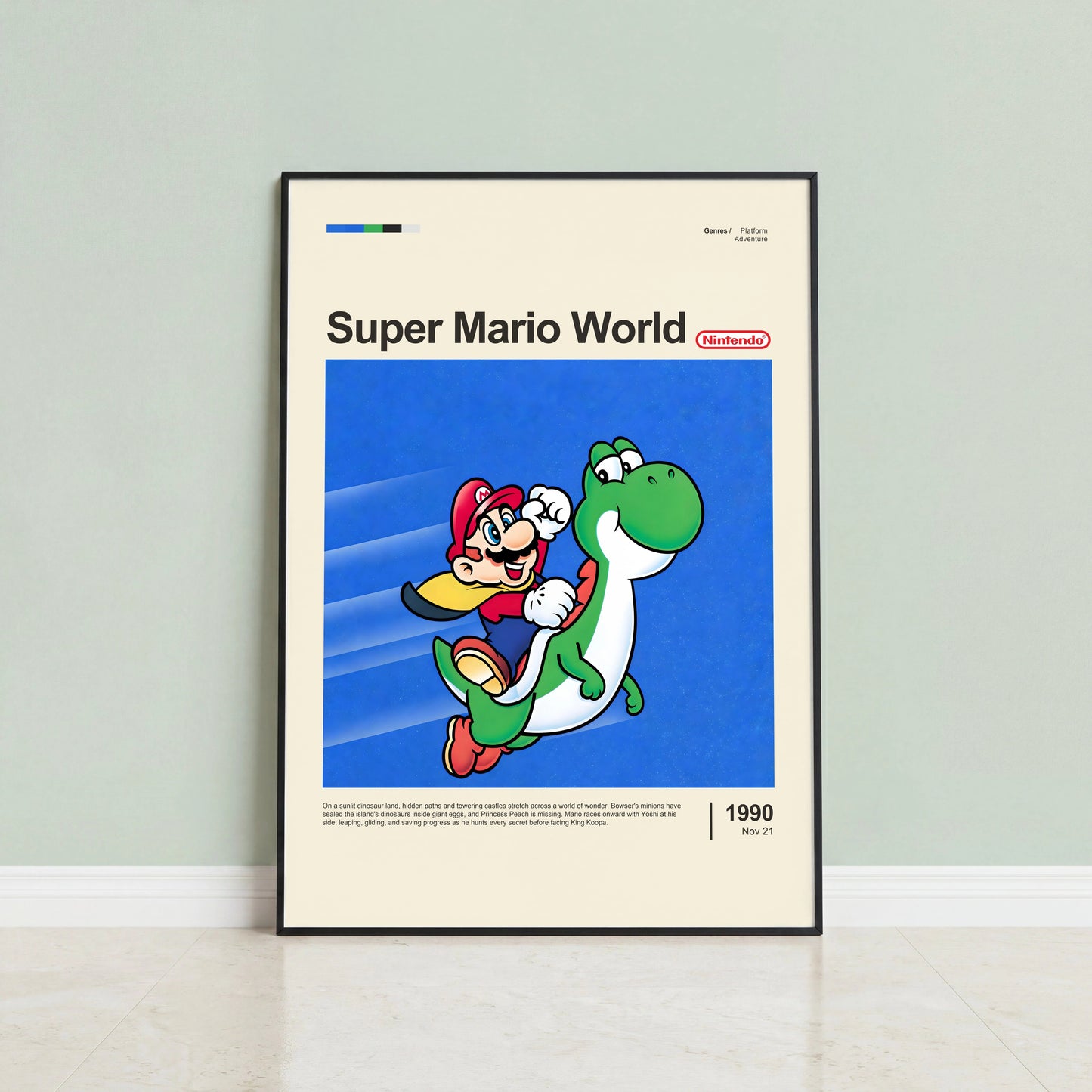 Super Mario World Poster — view 3