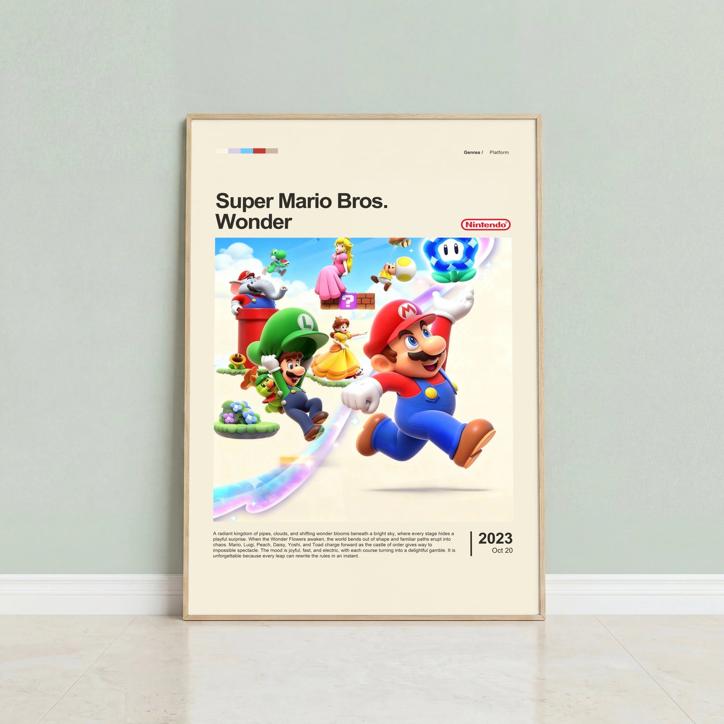 Super Mario Bros. Wonder Poster — view 2