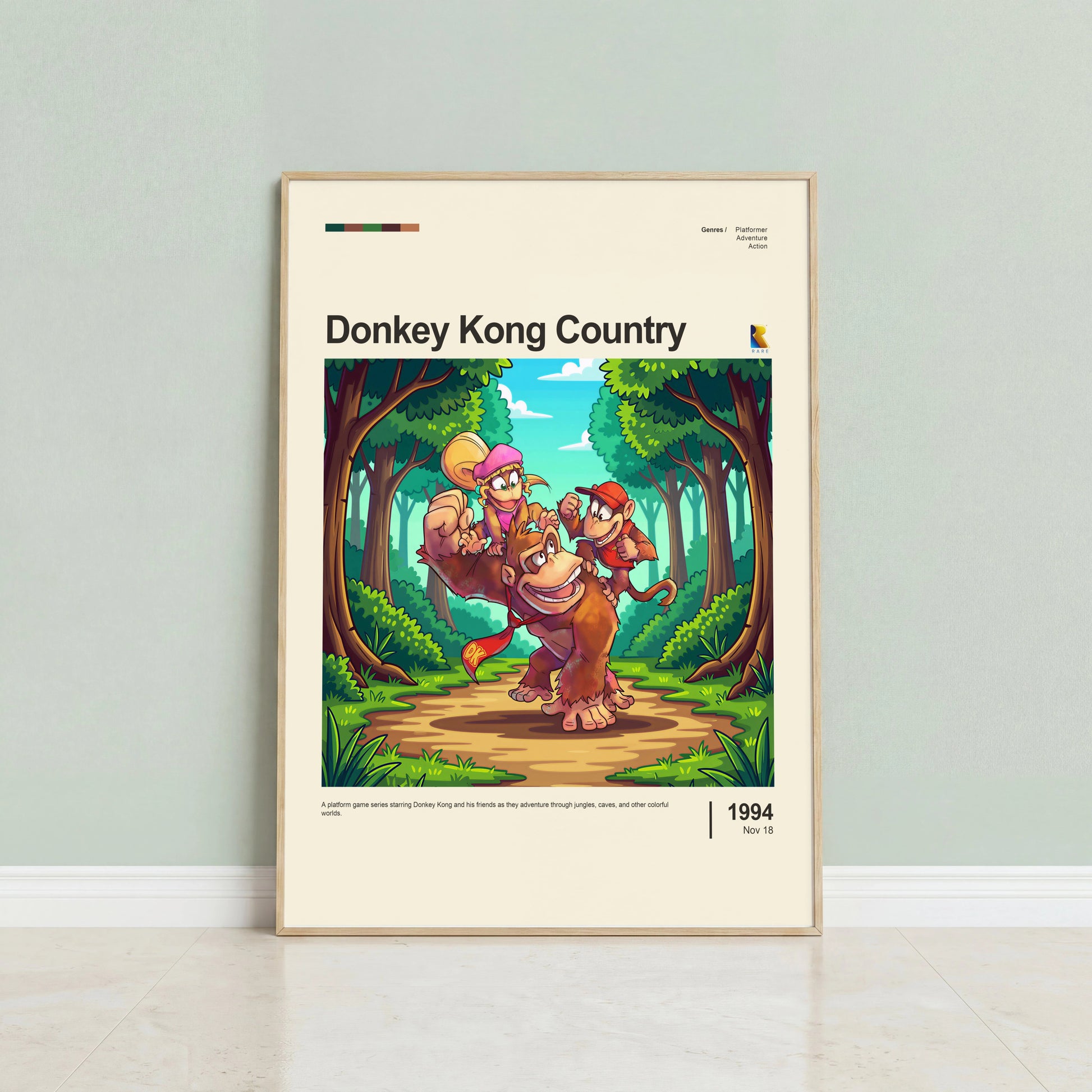 Donkey Kong Country Poster — view 2