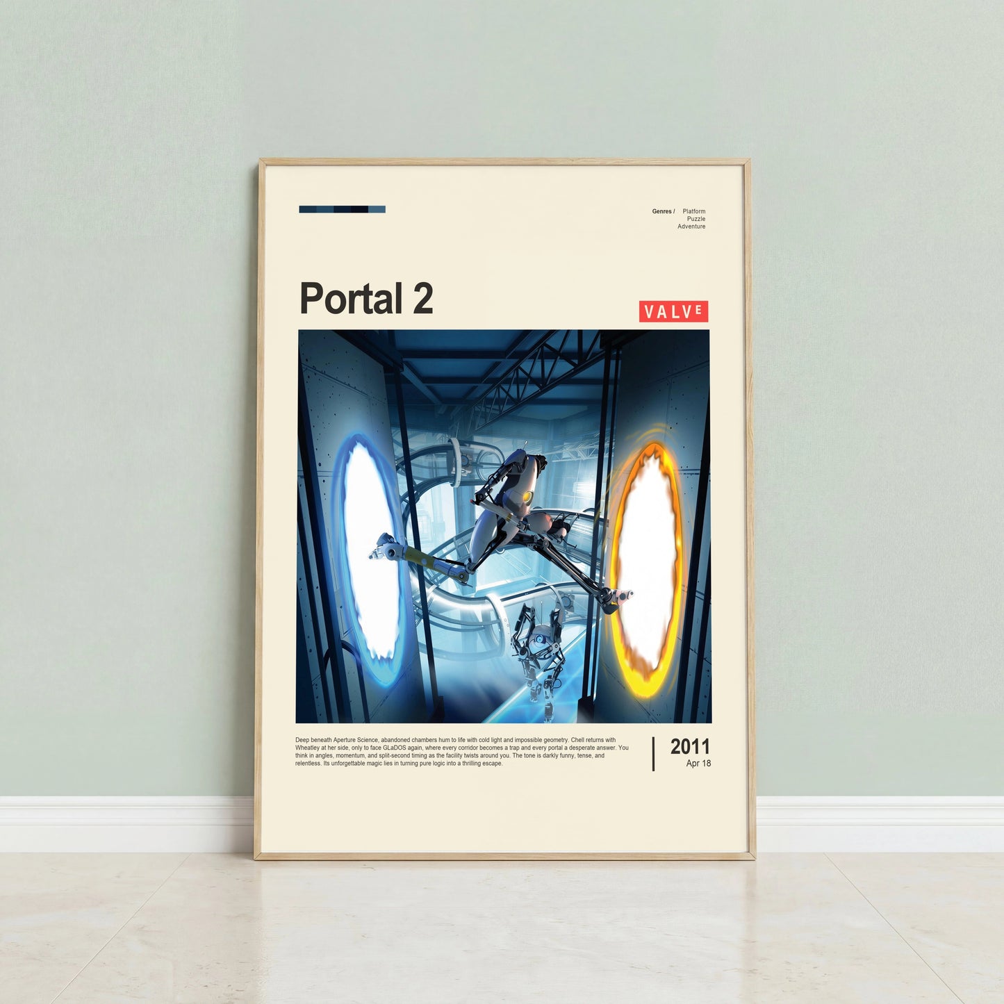 Portal 2 Poster — view 2