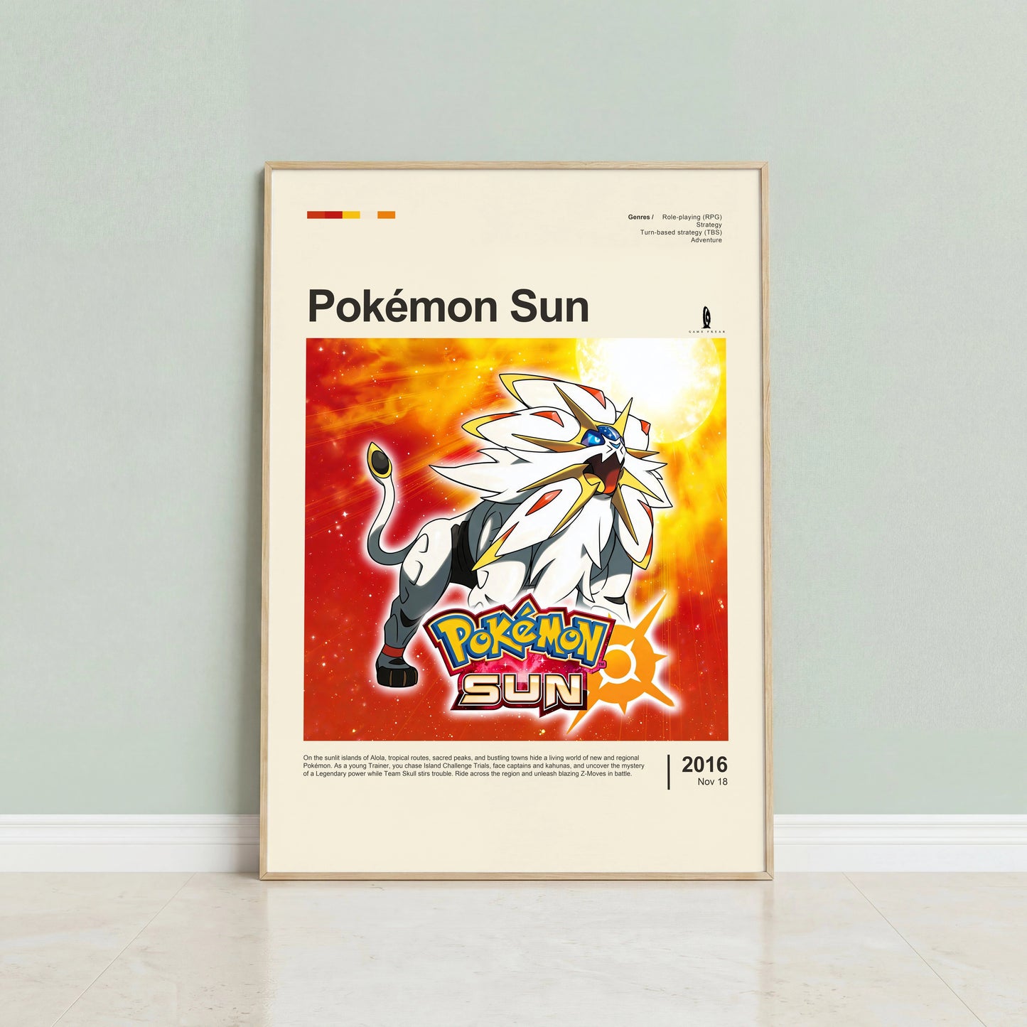 Pokémon Sun Poster