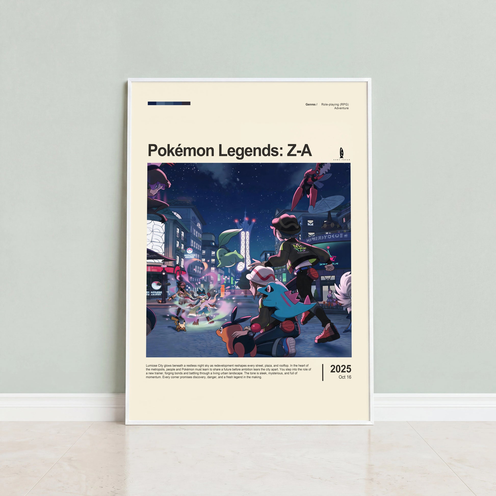 Pokémon Legends: Z-A Poster — view 3