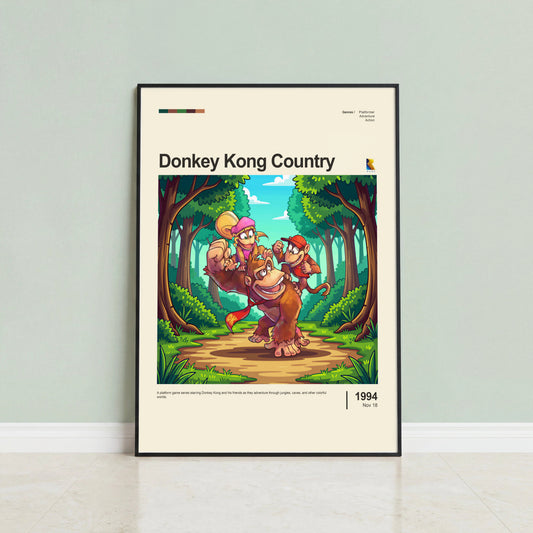 Donkey Kong Country Poster