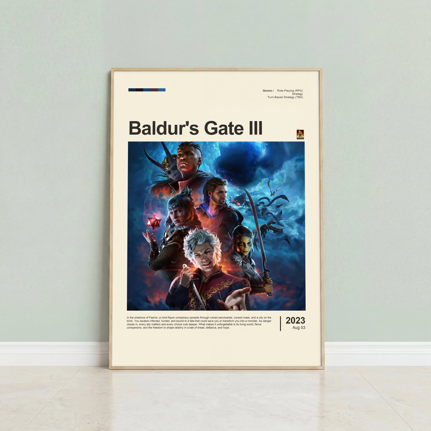 Baldur's Gate III Poster — view 2