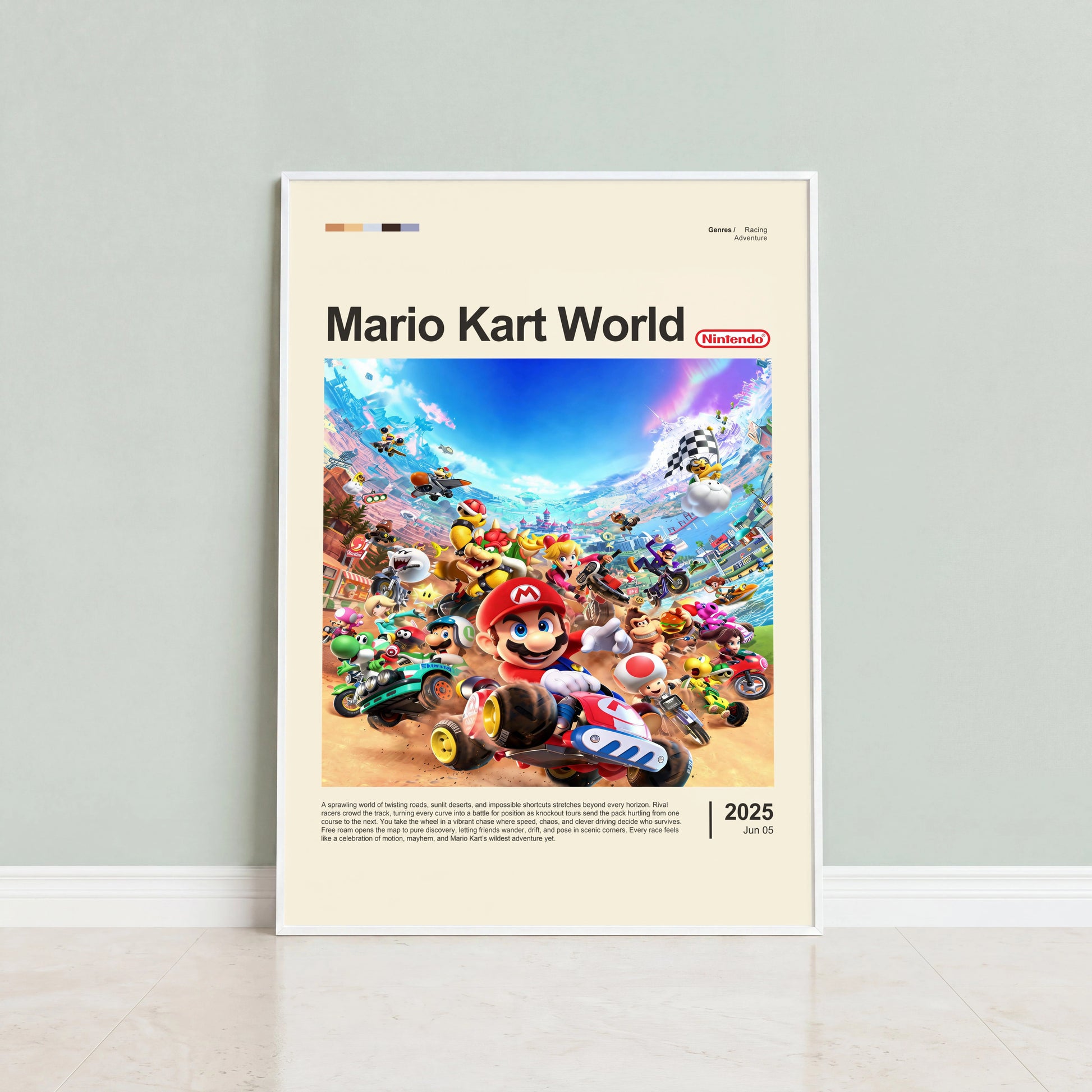 Mario Kart World Poster — view 3