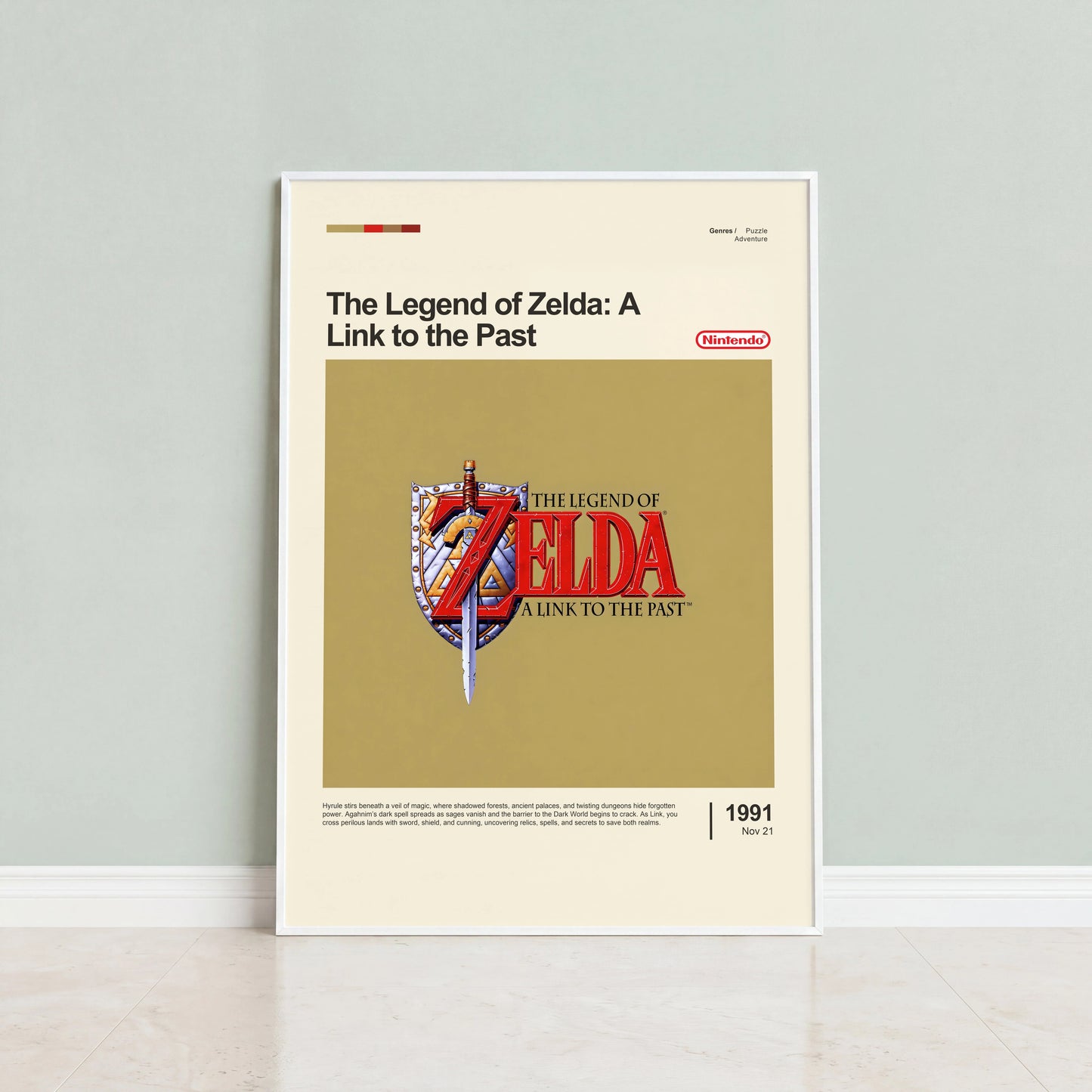 The Legend of Zelda: A Link to the Past Poster — view 4