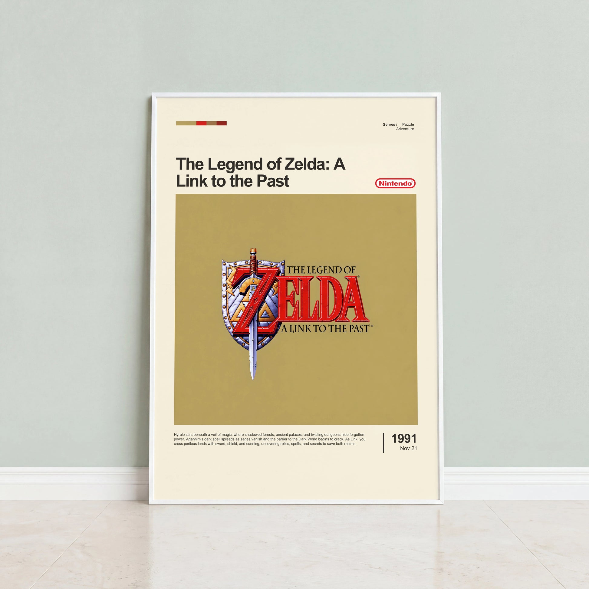 The Legend of Zelda: A Link to the Past Poster — view 4