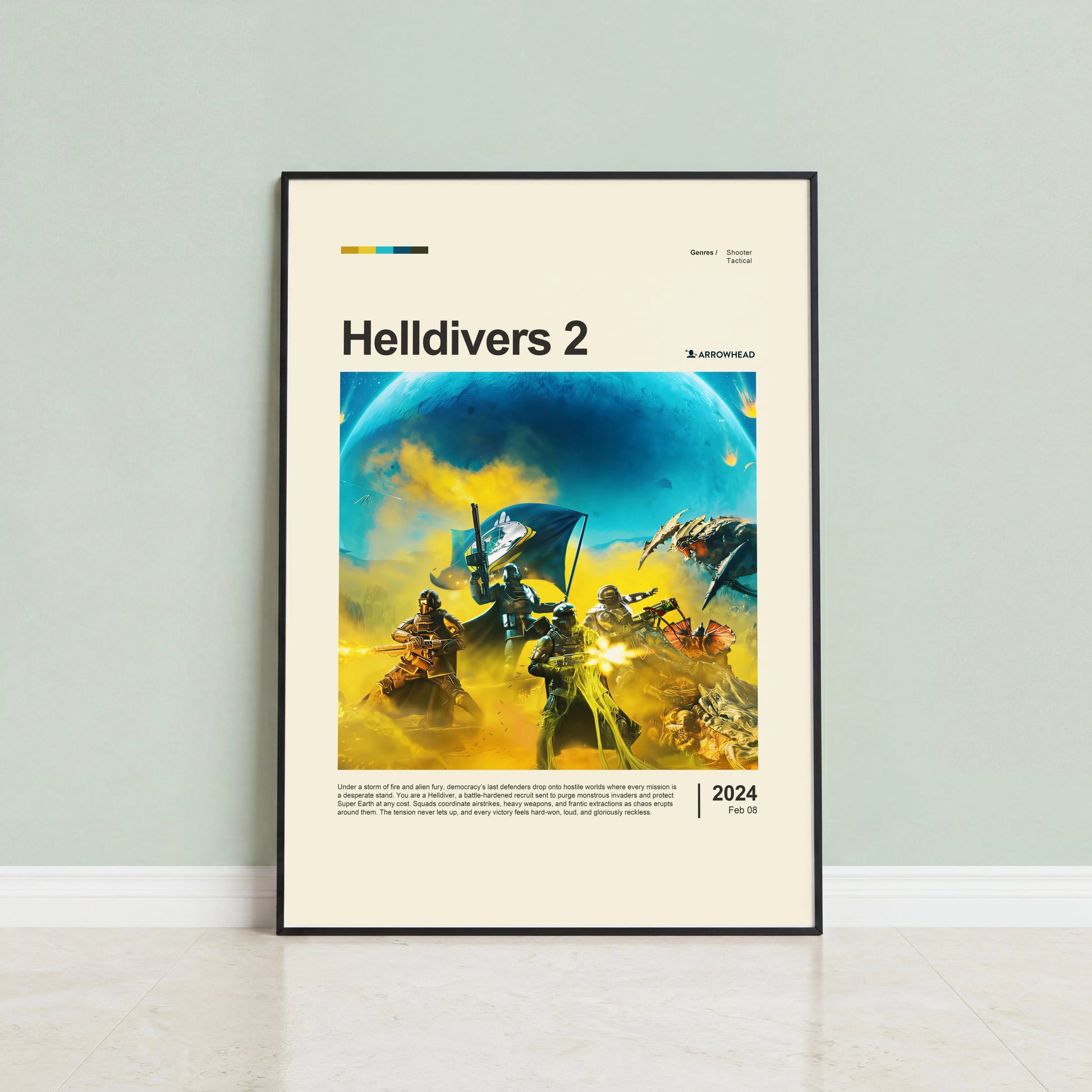 Helldivers 2 Poster