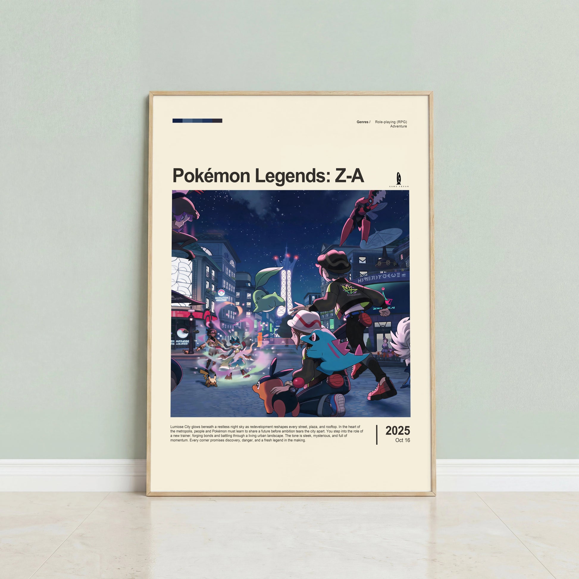 Pokémon Legends: Z-A Poster — view 2