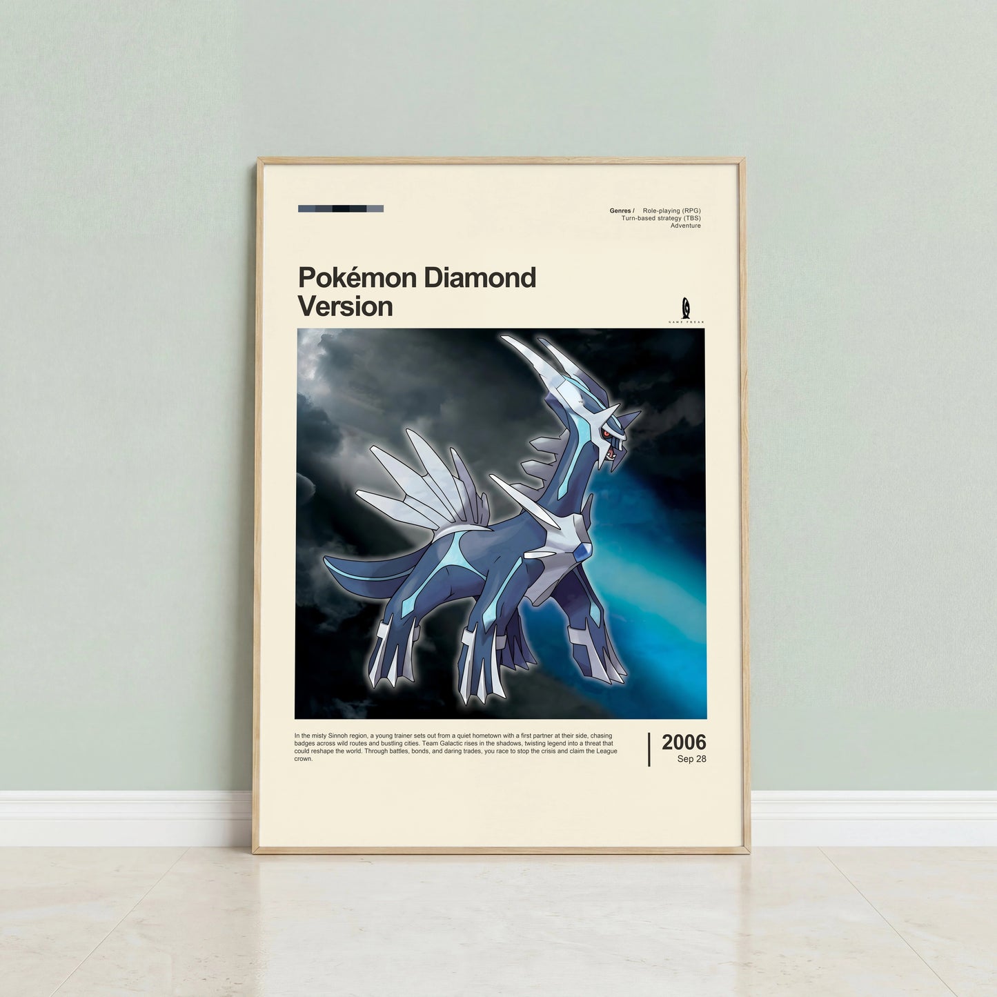 Pokémon Diamond Version Poster