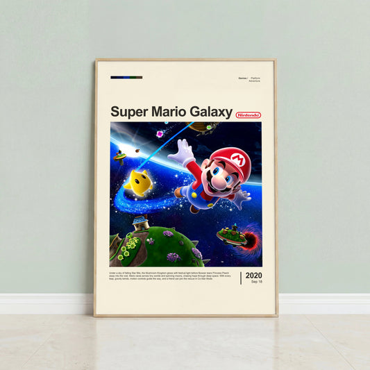 Super Mario Galaxy Poster
