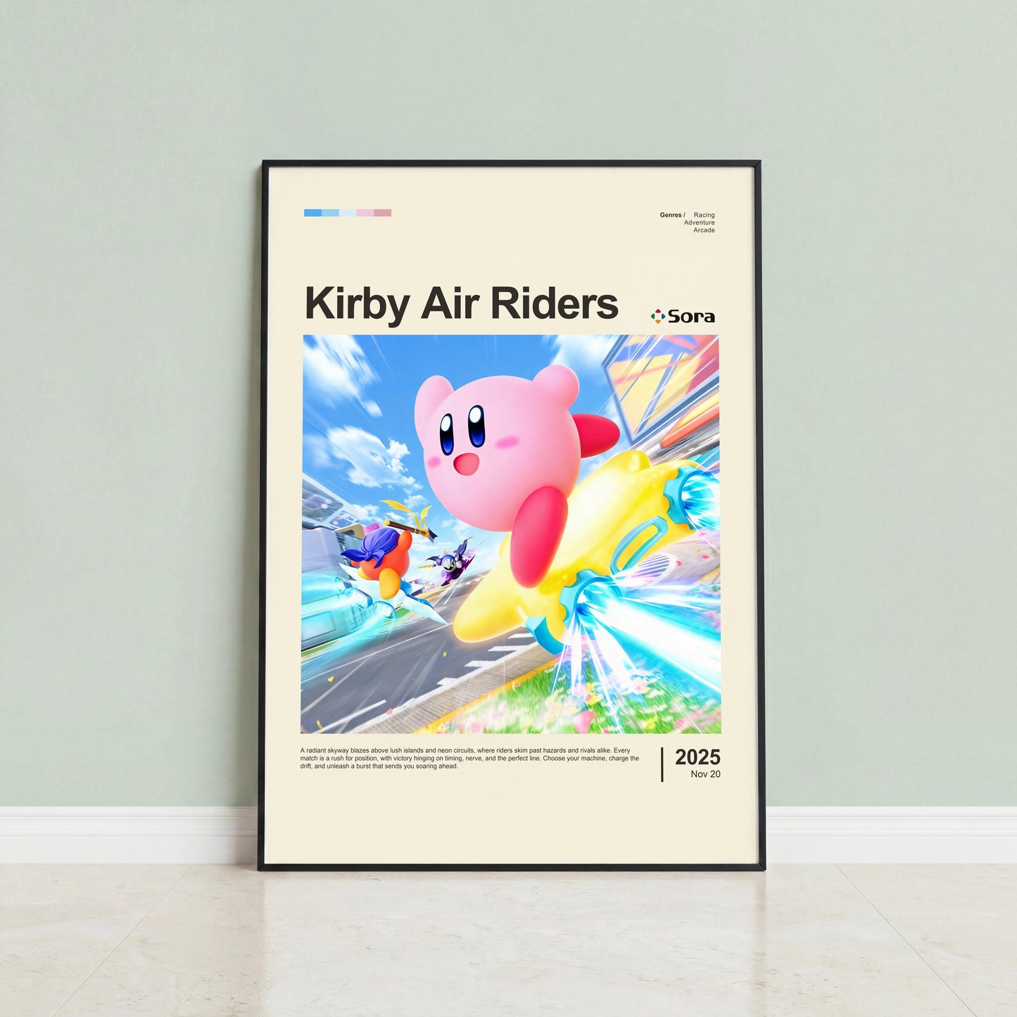 Kirby Air Riders Poster — view 3
