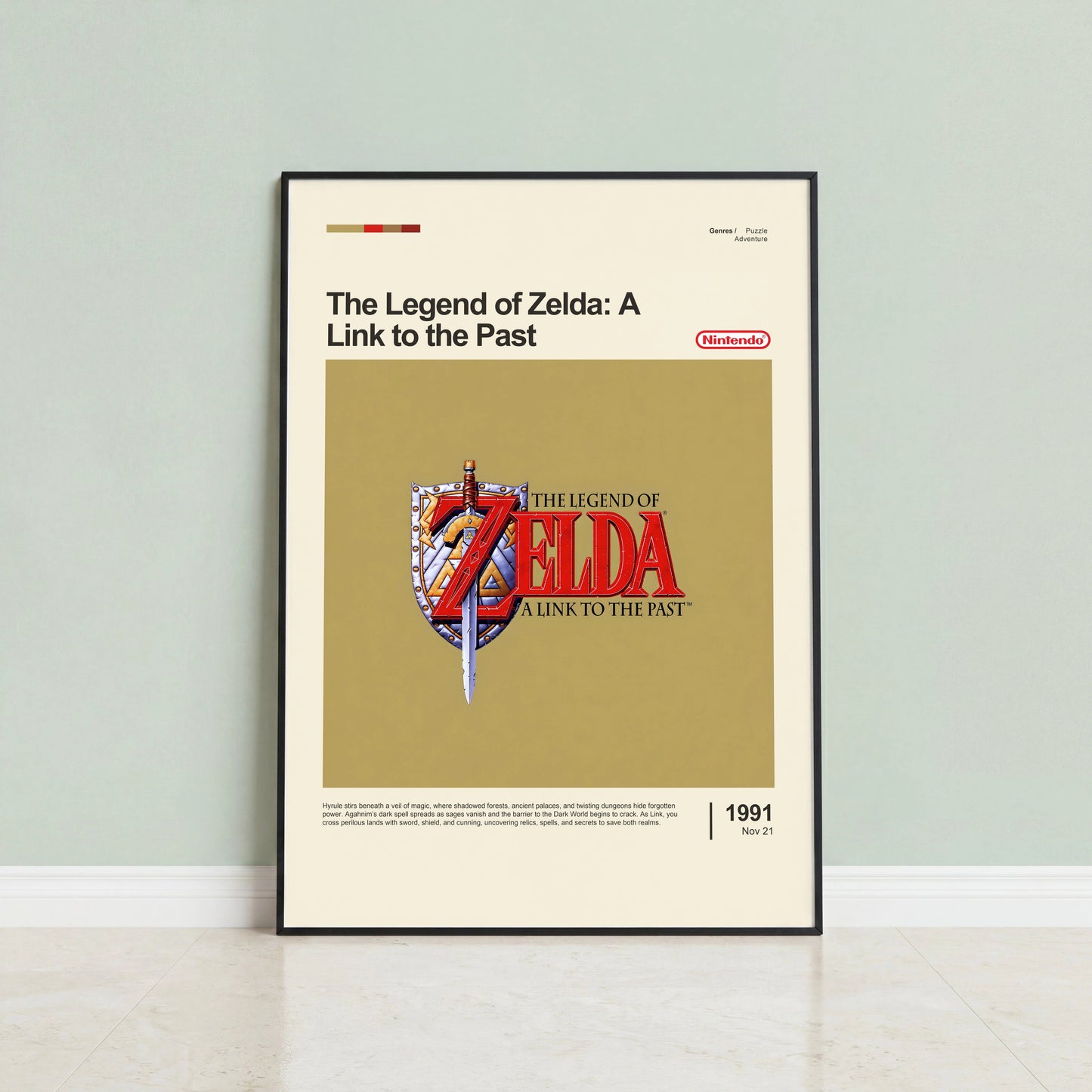 The Legend of Zelda: A Link to the Past Poster — view 3