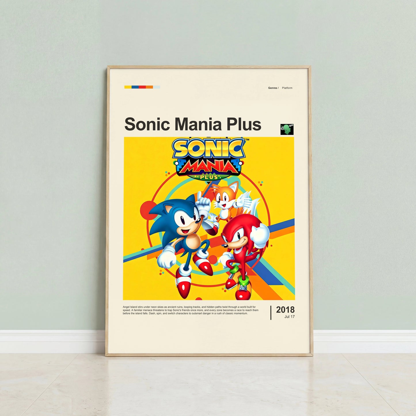 Sonic Mania Plus Poster