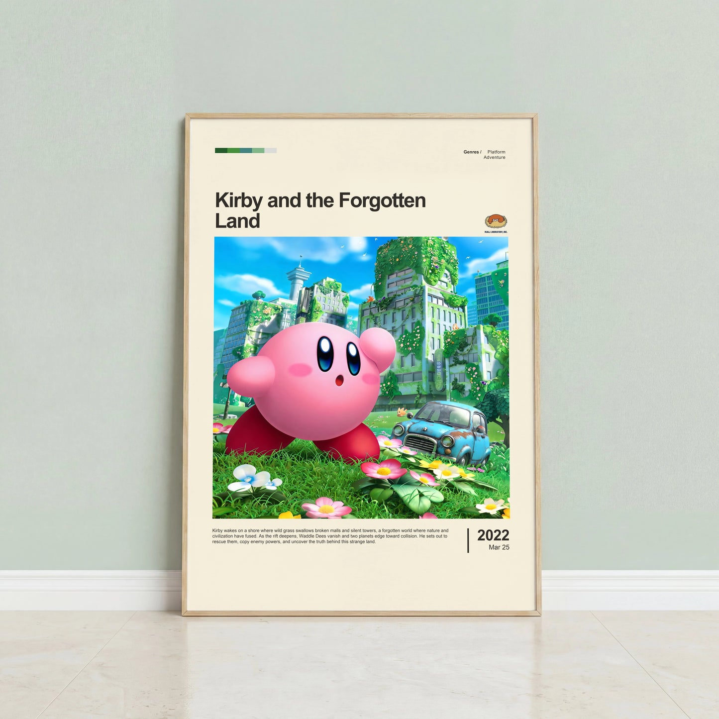 Kirby and the Forgotten Land Poster