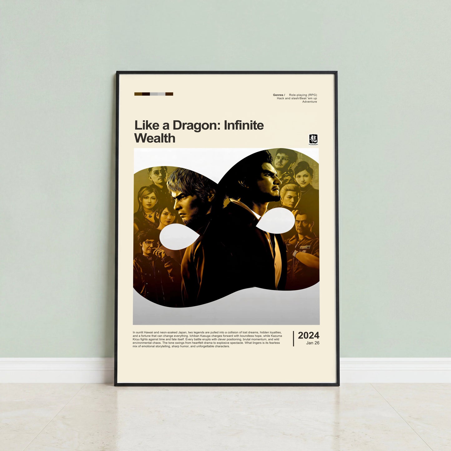 Like a Dragon: Infinite Wealth Poster