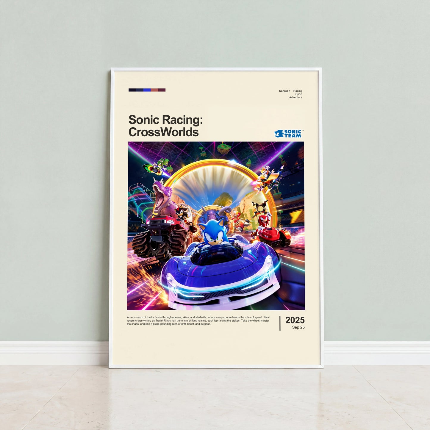 Sonic Racing: CrossWorlds Poster — view 4