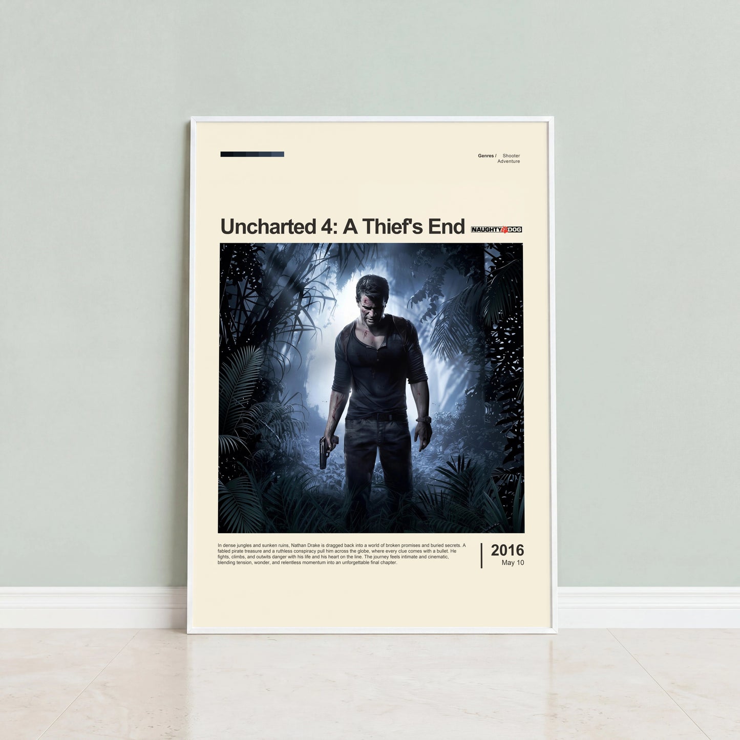 Uncharted 4: A Thief's End Poster — view 3