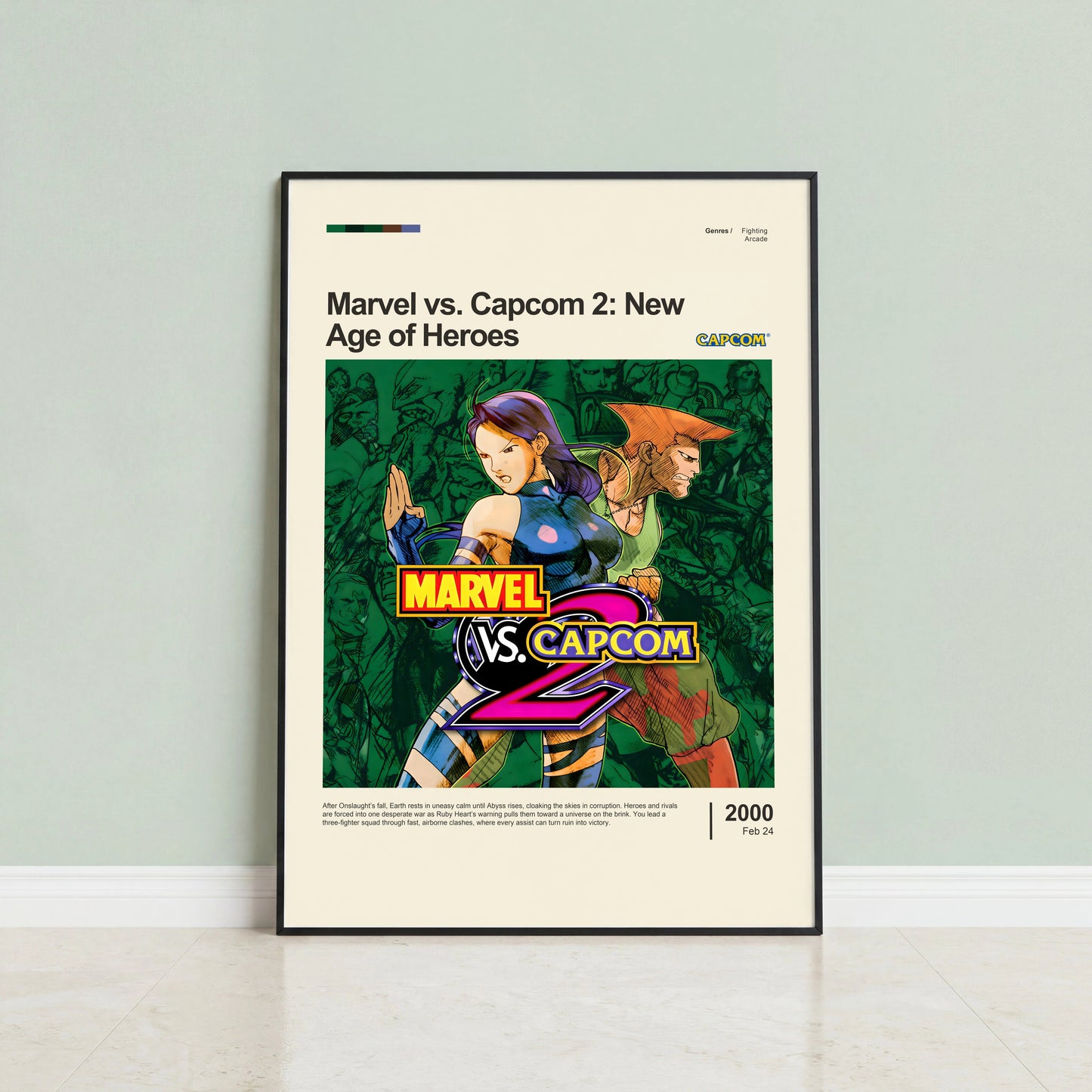 Marvel vs Capcom 2 Poster — view 3
