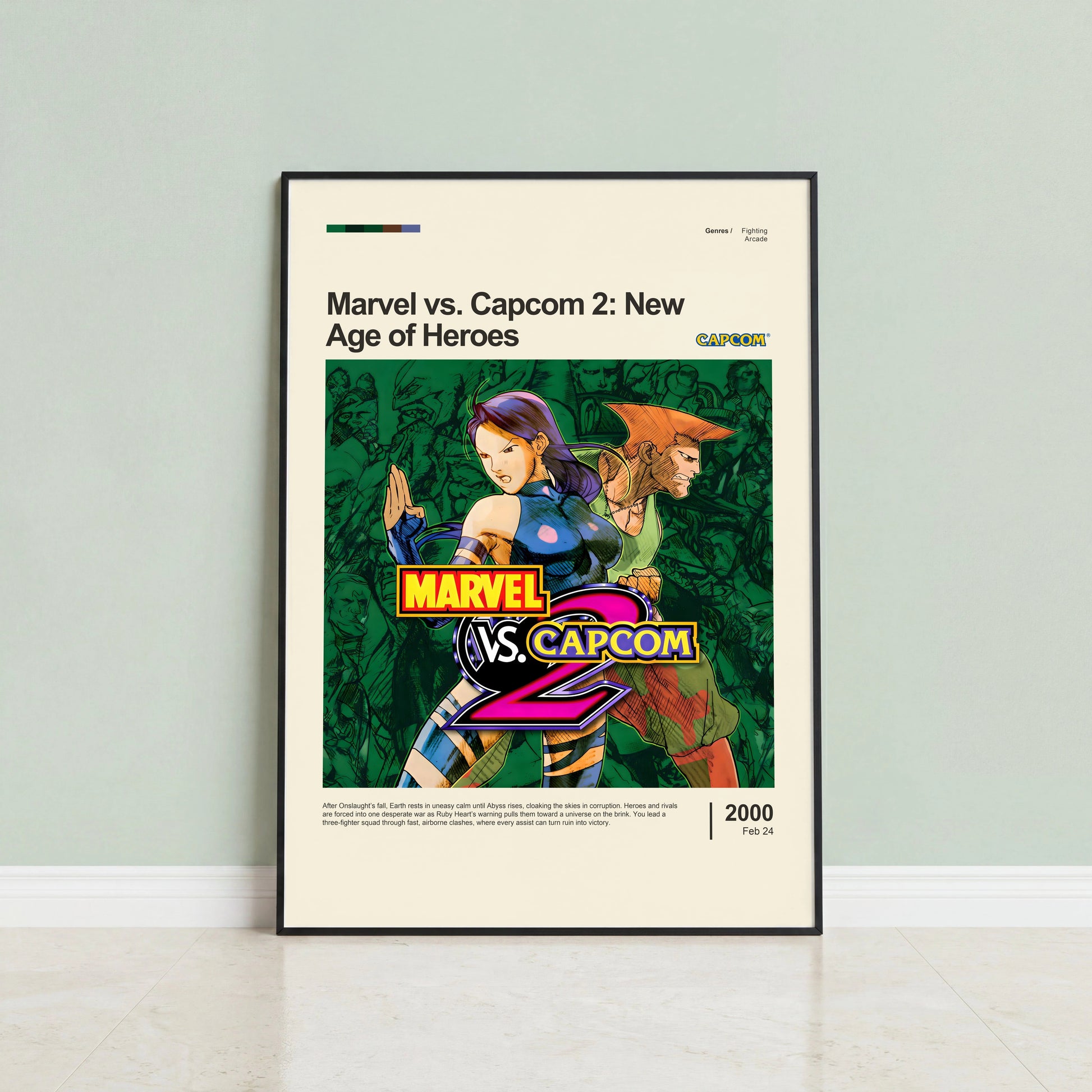 Marvel vs Capcom 2 Poster — view 3