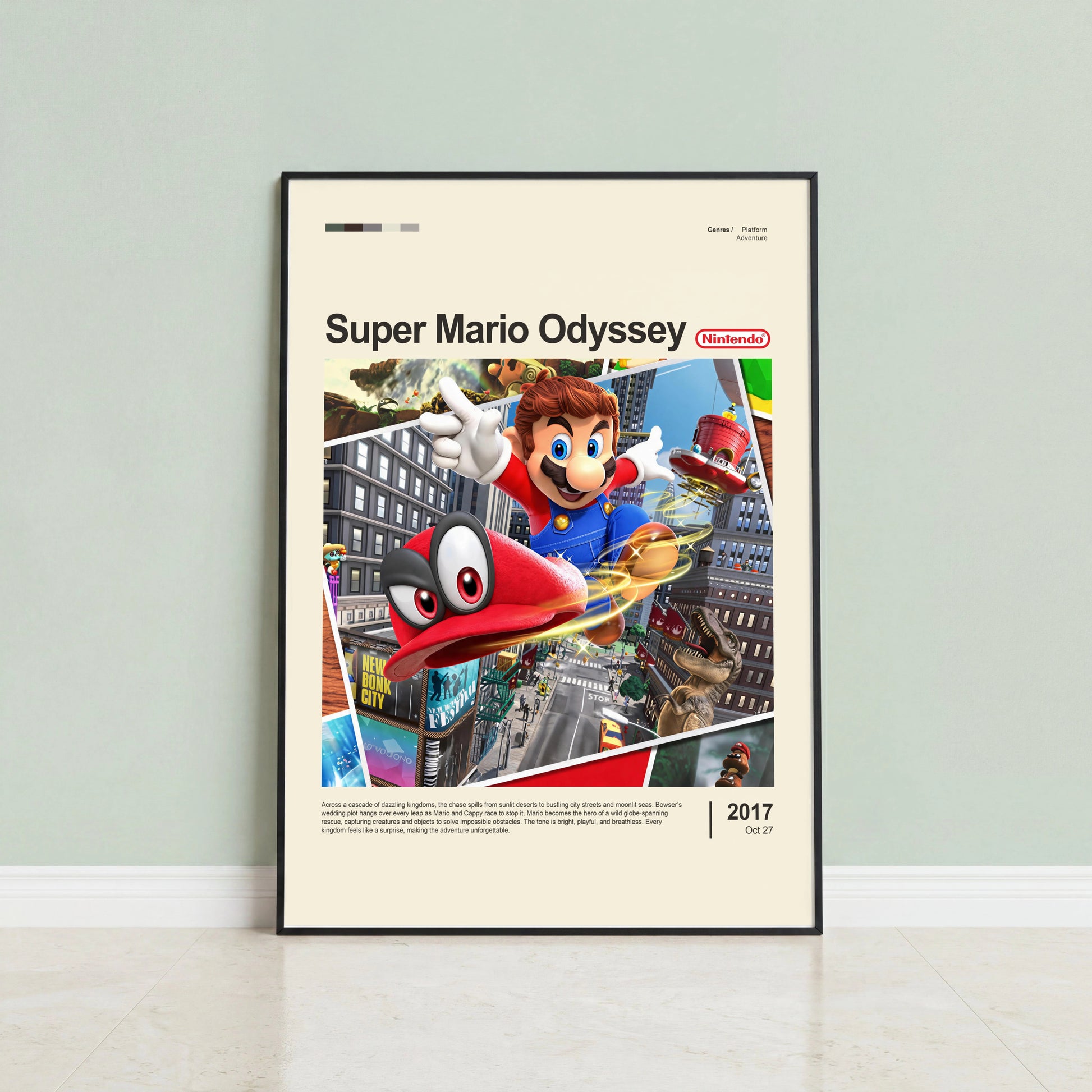 Super Mario Odyssey Poster