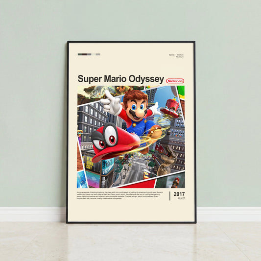 Super Mario Odyssey Poster