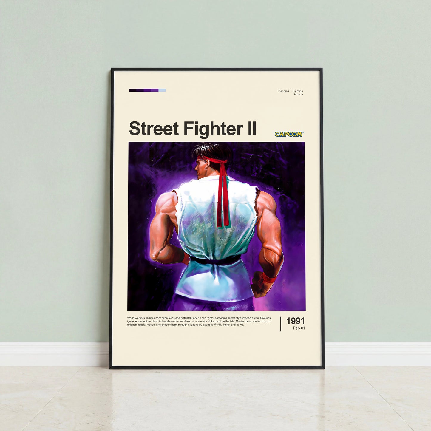 Street Fighter II Poster — view 3