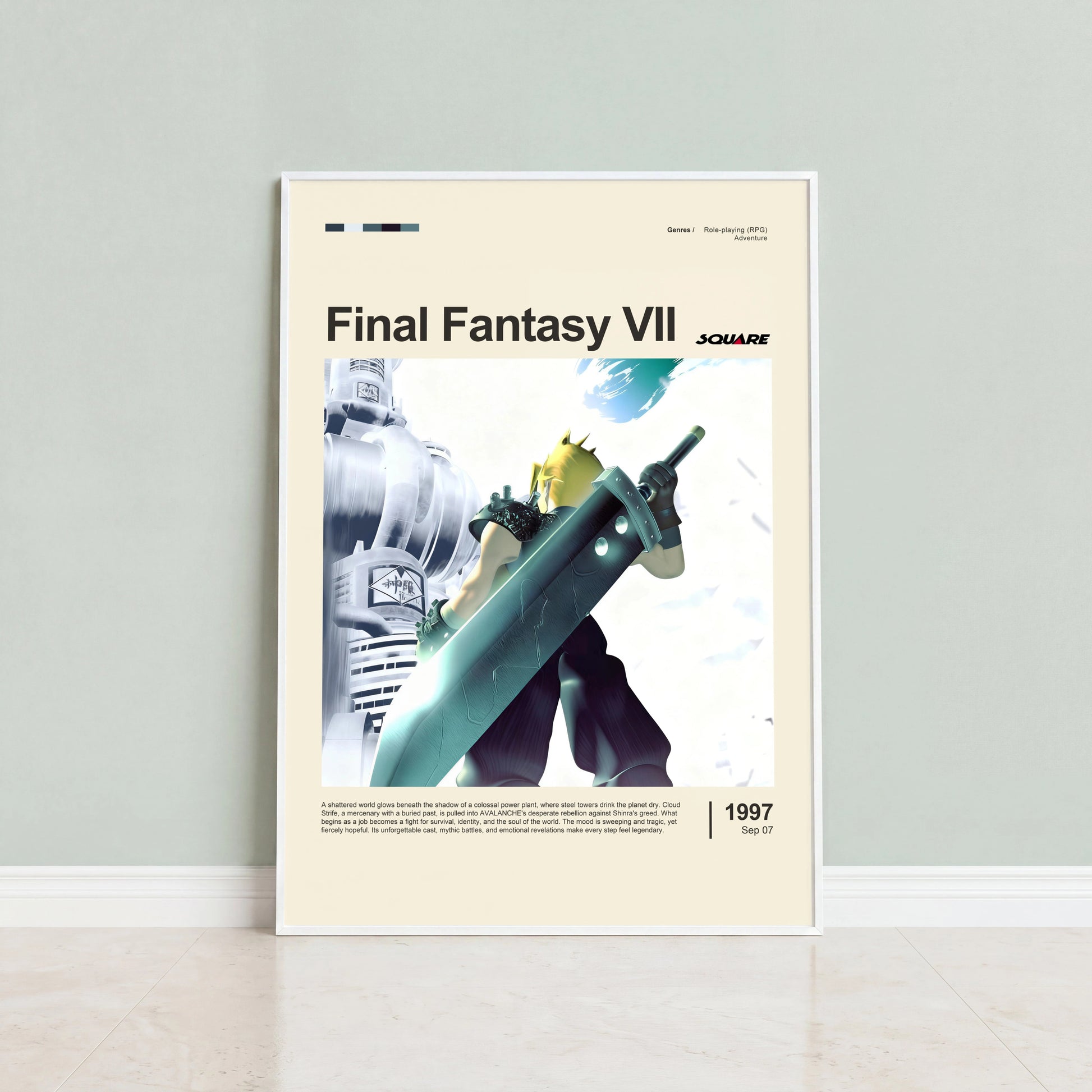 Final Fantasy VII Poster — view 3