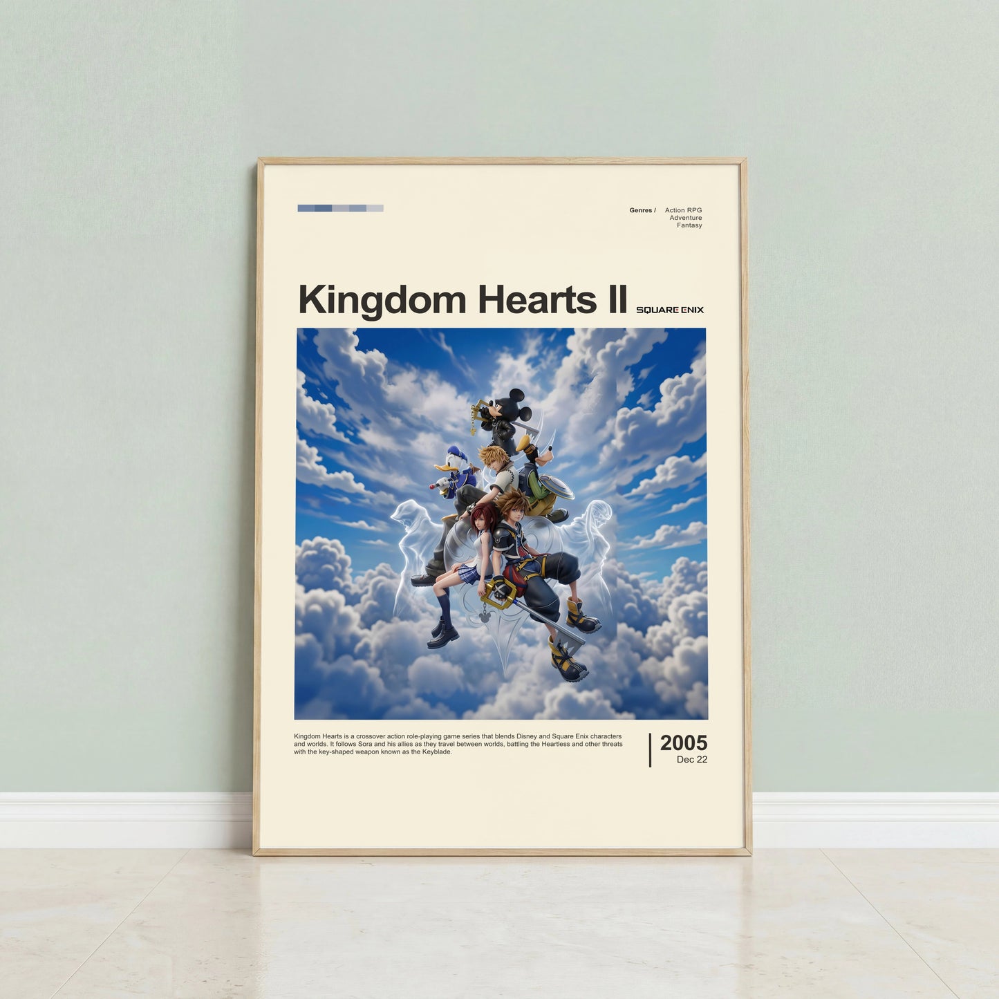 Kingdom Hearts II Poster — view 2