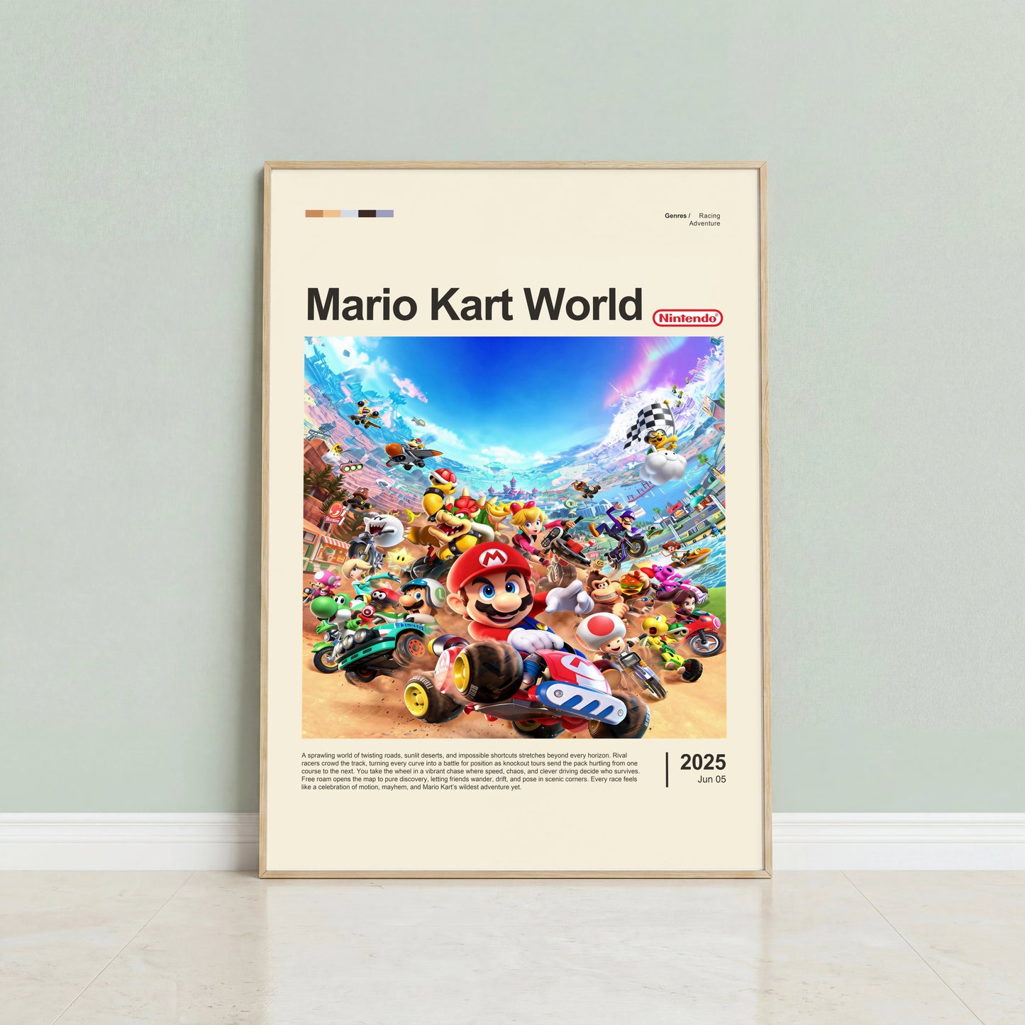 Mario Kart World Poster — view 2