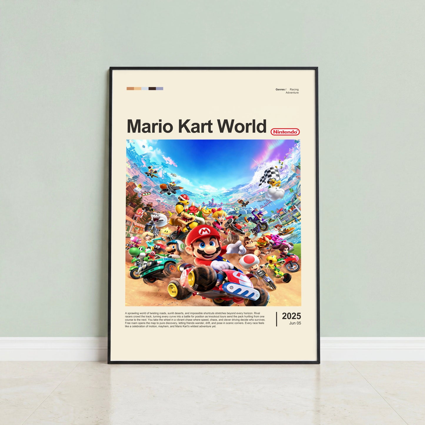 Mario Kart World Poster
