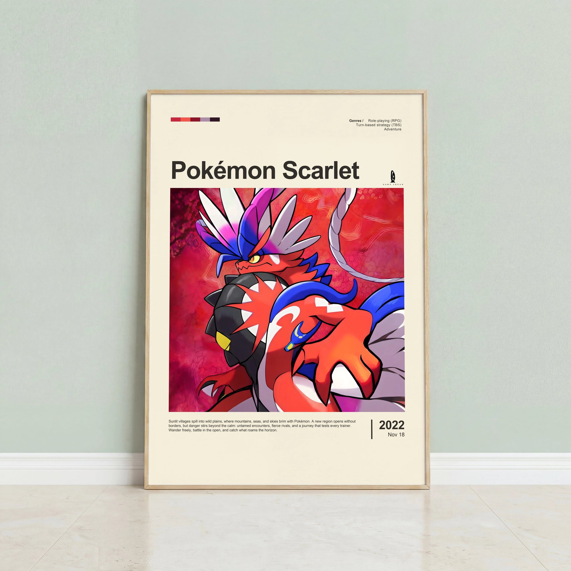 Pokémon Scarlet Poster