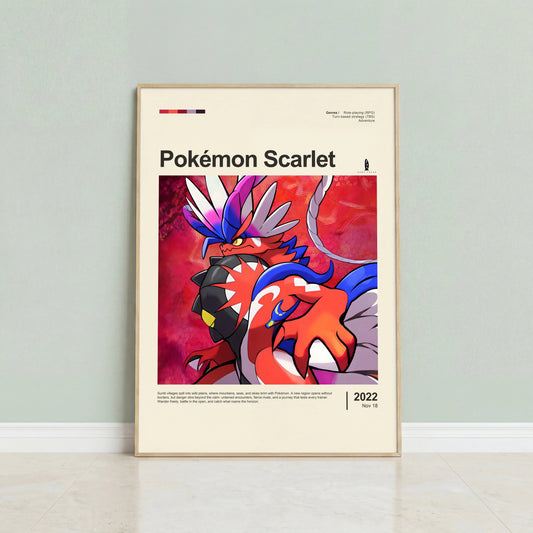 Pokémon Scarlet Poster