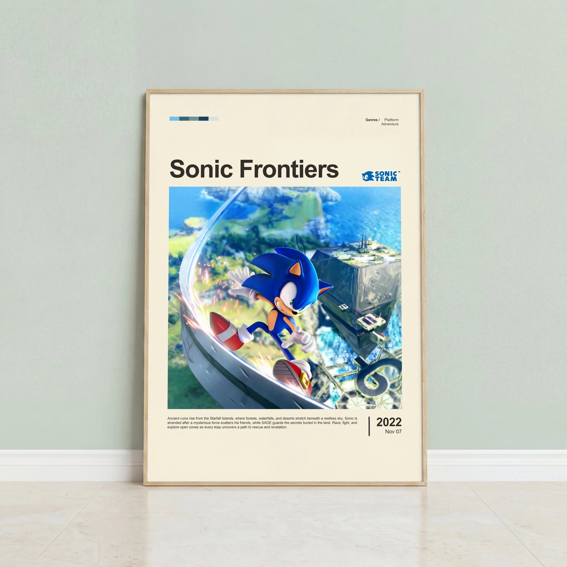 Sonic Frontiers Poster