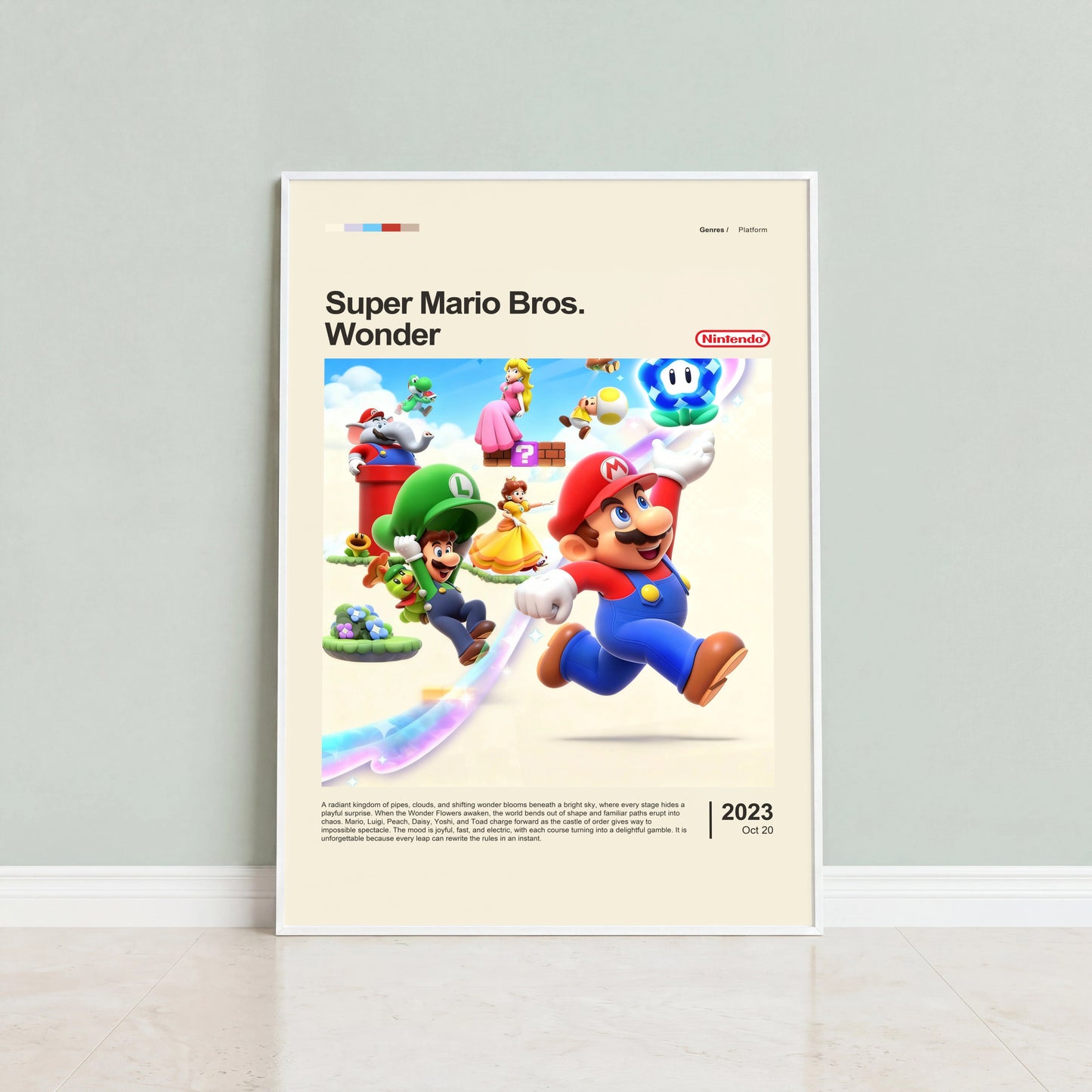 Super Mario Bros. Wonder Poster — view 3