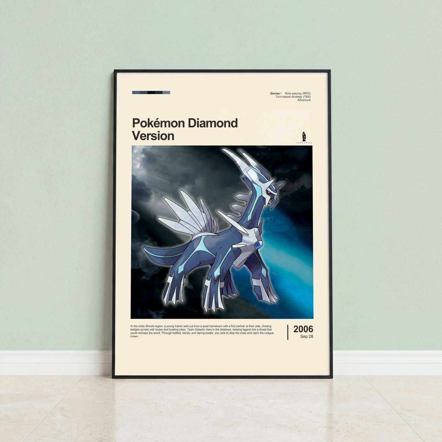 Pokémon Diamond Version Poster — view 3