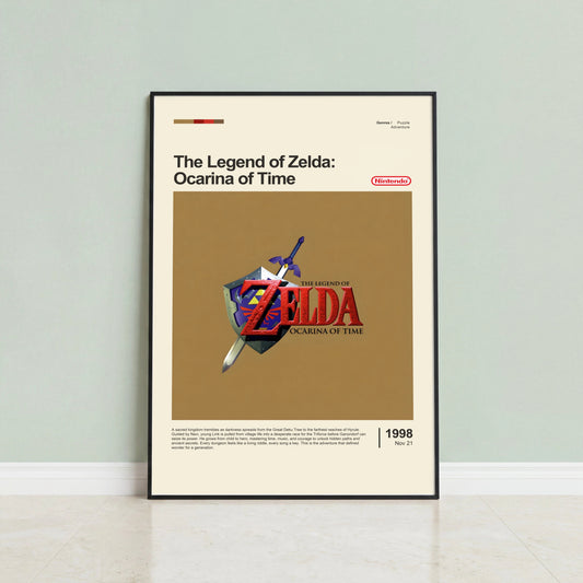 The Legend of Zelda Ocarina of Time Poster