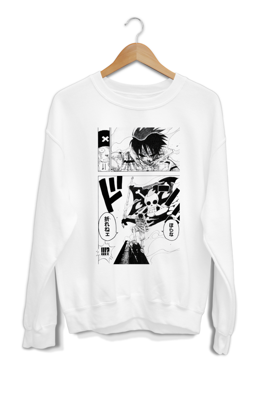 Luffy Hiriku flag Sweatshirt Design